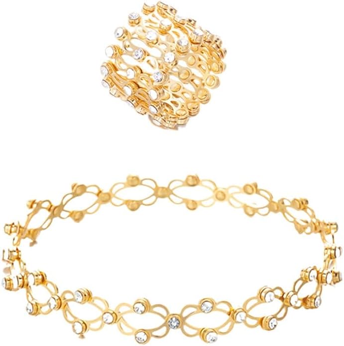 Anillo y pulsera 2 en 1 | Retráctil  transformación, joyería elegante única regalos