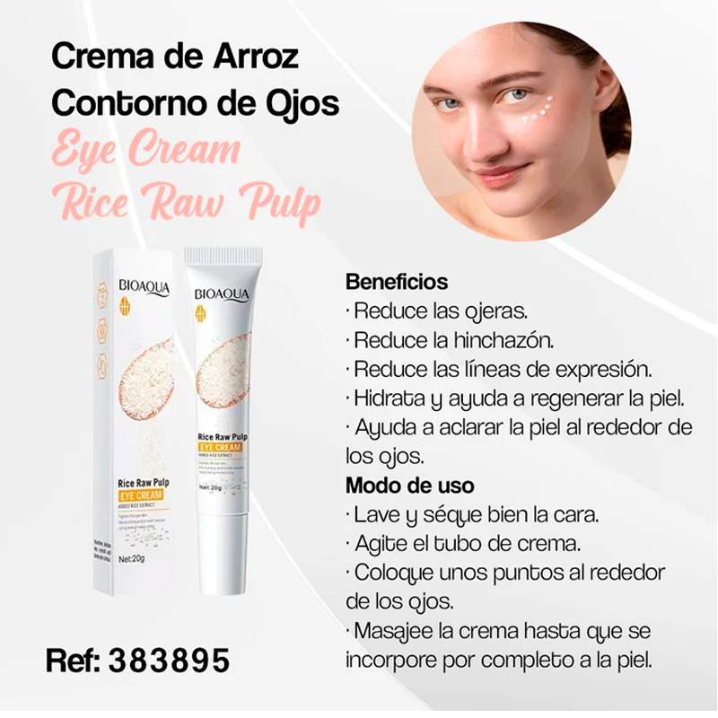 BIOAQUA™ Kit facial de arroz Aclarante Y Anti-edad.