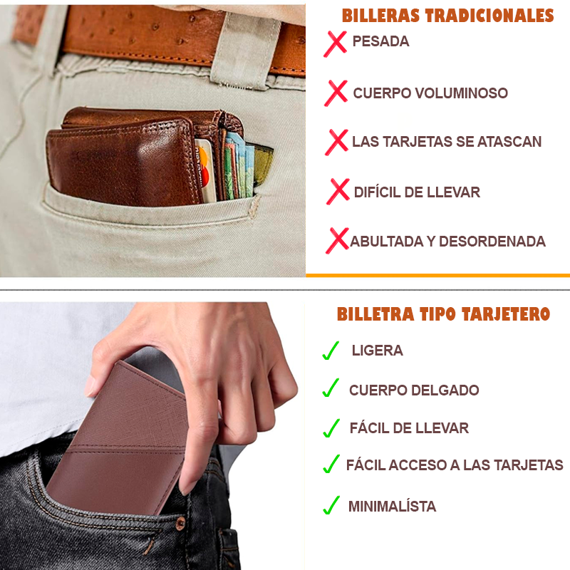 Baellerry RFID™ Tarjetero tipo Billetera