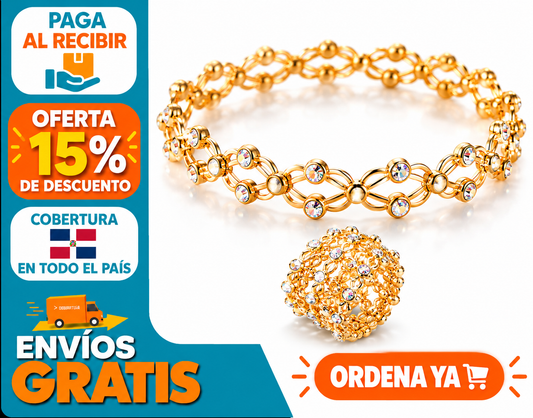Anillo y pulsera 2 en 1 | Retráctil  transformación, joyería elegante única regalos